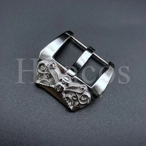 Banda de reloj con hebilla grabada 20 22 24 mm apta para flores Panerai Giane hecha a medida - Imagen 1 de 4