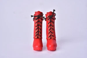 CKTOYS CK006 1/6 rot High Heel Mittelrohr Stiefel Schuhe für 12" weiblichen PH-Körper - Bild 1 von 3