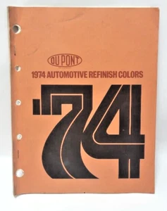 Catálogo de colores acabado automotriz Du Pont 1974 para AMC Ford GM Chrysler - Imagen 1 de 4