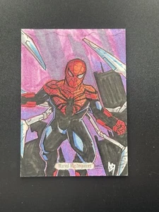 2016 Marvel Masterpieces Superior Spiderman sketch card after Joe Jusko - Picture 1 of 3