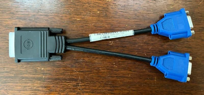 MOLEX  52204 DMS 5 Male to Dual VGA Female Monitor Cable 8" Brand New! - Image 1 of 4