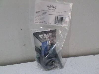 RAM Mount Aluminum Rectangular AMPS Adapter Plate with 1.5 inch Ball RAM-347U - Image 1 of 4