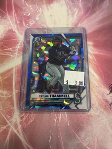 Taylor Trammell 2021 Bowman Chrome Sapphire Blue