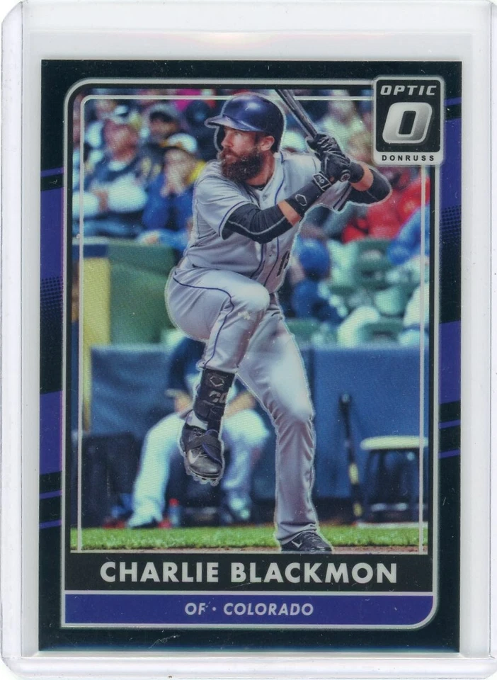 2016 DONRUSS OPTIC #134 CHARLIE BLACKMON "BLACK"#16/25 (COLORADO ROCKIES) 052525 - Image 1 of 1