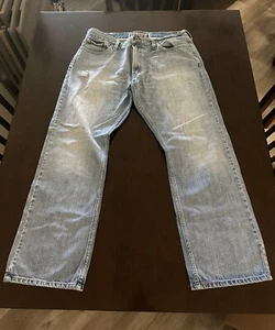 Levi’s 514 Mens Blue Slim Straight Leg Jeans Size 34x29 - Picture 1 of 4