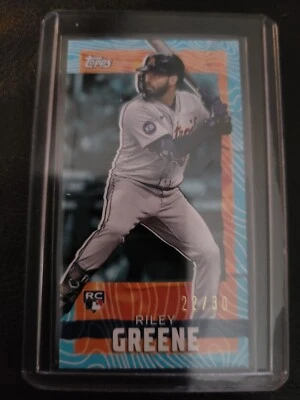 Riley Greene - 2023 Topps Rip #MRIP-RG - Rookie RC Mini Riptide #d/30 - Detroit - Image 1 of 2