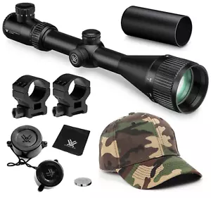 Vortex Optics Crossfire II 3-12X56 Riflescope V-Brite MOA w/Rings H & Hat Bundle - Picture 1 of 12