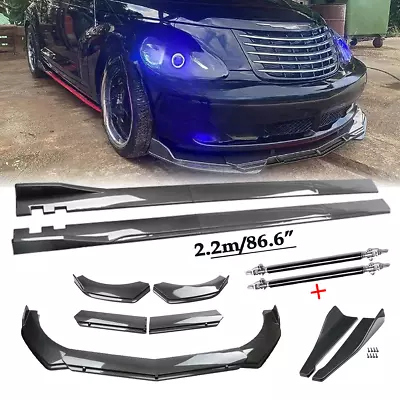 For Chrysler PT Cruiser Limited Carbon Fiber Front Bumper Chin Spoiler Body Kits - Изображение 1 из 4