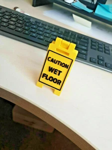 Mini Floor Stands Signs Desktop Gift Humour Fun Creative Unique Warning Safety - Picture 1 of 45