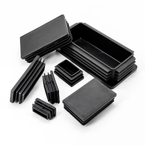 Lamellenstopfen Stopfen rechteckig Kunststoff Endkappen Rohrkappen Rohrstopfen - Picture 1 of 53