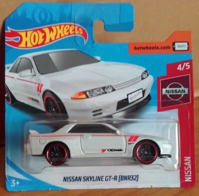 HOT WHEELS 2019 NISSAN SKYLINE GT-R (BNR32) WHITE HW NISSAN Scala 1:64 Malaysia - Immagine 1 di 4