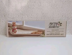 Paper Store Merry Makers, Snow Happy 2-piece Set Christmas Entertaining - Picture 1 of 7