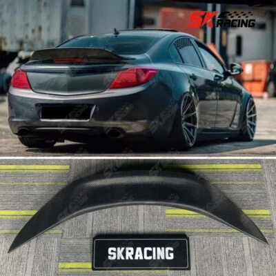 Kit de carrocería de alerón trasero negro brillante/fibra de carbono para Buick Regal GS 2011-2013 Foto 1 de 4