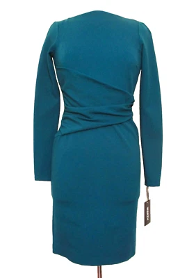 Worth New York Dress XO XS Women Jade Stretch Ponte Jersey Knit Shirred NWT - Image 1 of 4