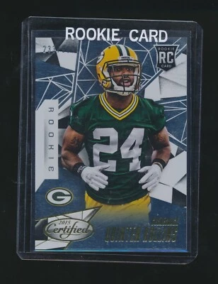 QUINTEN ROLLINS 2015 PANINI CERTIFIED RC 233/999 - Image 1 of 2