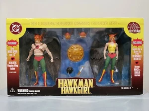 DC Direct Hawkman & Hawkgirl Deluxe Action Figure Set - Golden & Silver Age - Picture 1 of 9