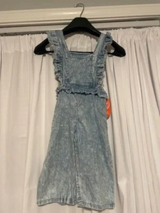 Wonder Nation Girls Jean Overalls Size 4T NWT - Picture 1 of 4