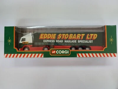 Corgi Classics 1:50 EDDIE STOBART ERF SCANIA CURTAINSIDE TRAILER 59502 - NEW - Image 1 of 3