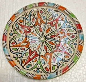 Plato Marroquí Hecho a Mano Plato Colgante de Pared Entrega Gratuita W15.5xH2cm Idea de Regalo - Imagen 1 de 1