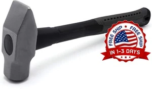 Martillo De Perforacion De Grafito Con Camisa Forjada Con Agarre De Gom 48oz NEW - Picture 1 of 8