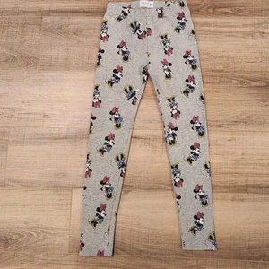 GAP Kids Disney Minnie Mouse Leggings, Girls Medium, Cotton, Grey - Picture 1 of 8