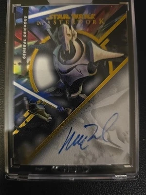 2024 topps star wars masterwork autograph 16/25 - Image 1 of 2