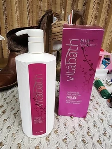 Vitabath Plus For Dry Skin Moisturizing Bath & Shower Gelee 32 oz. ☆NEW☆ - Picture 1 of 8