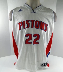 Camiseta deportiva blanca 2016 para hombre Detroit Pistons Avery Bradley #22 Swingman Adidas nueva con etiquetas XL 3 - Imagen 1 de 9
