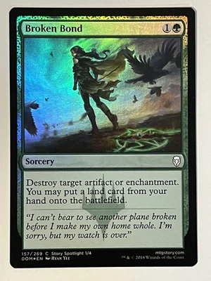 Broken Bond Dominaria Foil MTG NM - Image 1 of 2