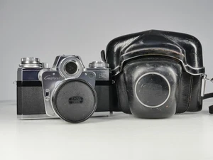 ZEISS CONTAREX BULLSEYE 35MM FILM MANUAL CLASSIC SLR CAMERA  50MM F2 PLANAR LENS - Picture 1 of 9