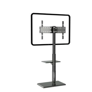 Universal Floor TV Stand, TV Floor Mount Stand with Power Outlet & Removable ... - Picture 1 of 7