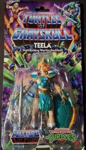 Turtles of Grayskull Teela Action Figure MOTU TMNT 2023 Mattel - Picture 1 of 2