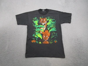 Camisa vintage de los 90 Care for the Wild de una sola puntada tigre de Bengala naturaleza de la selva - Imagen 1 de 11