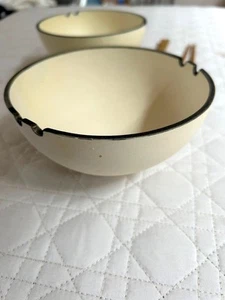 Vintage Marek Cecula Porcelain Rice Bowls Porcelain NY w/ Chop Sticks - Picture 1 of 12