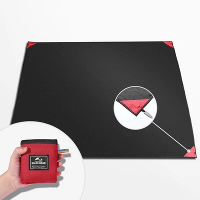 KILOS Gear Outdoor Pocket Blanket – Waterproof, Sand-Proof, Compact 150×180 cm