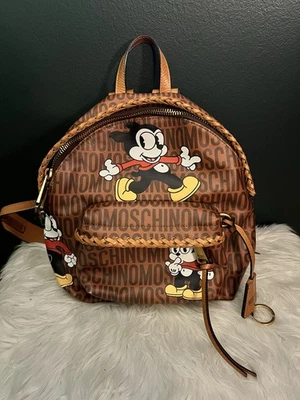 Mochila de cuero Moschino X Betty Boop 2018 tamaño mediano Foto 1 de 4