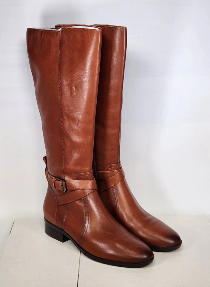 7.5 码 - Naturalizer Rena - 苹果棕色皮革 — 第 1/4 张图片