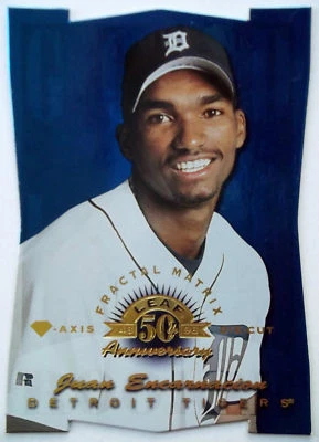 1998 Leaf Fractal Matrix JUAN ENCARNACION Diamond Axis Rare SP #/50 - Image 1 of 2
