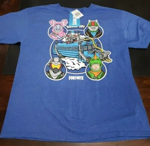 Fortnite Squad Up Battle Bus T Shirt Men's NEW Size Large Only of this color - Picture 1 of 5