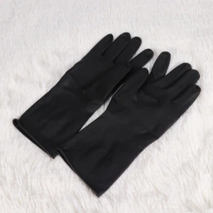2 Pairs Anti-skid Gloves Hair Dye Coloring Supplies Perm and Man Shampoo - Picture 1 of 11
