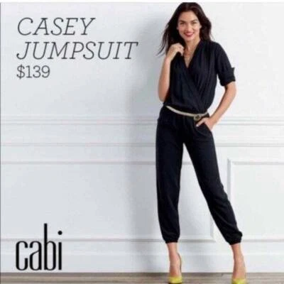 Nuevo sin etiquetas Mono Cabi Edición Limitada Casey Jogger Envolvente Talla Pequeña #3133 Foto 1 de 4