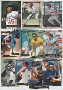 Juego Leaf Baseball Series 1 Gold Leaf Rookies 1992 BC1-BC12 Pedro Martínez LOFTON - Imagen 1 de 1