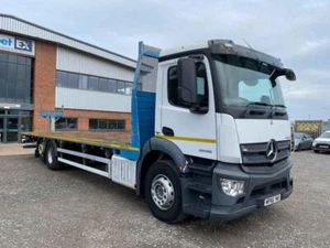 MERCEDES ANTOS 2536 *EURO 6* 26 TONNE FLATBED STEEL CARRIER 2017 - WP66 YMX - Picture 1 of 24