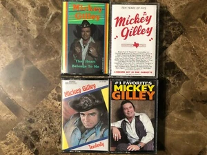 4 Mickey Gilley Cassette Lot Ten Years of Hits TENDERLY That Heart Belongs to Me - Picture 1 of 2