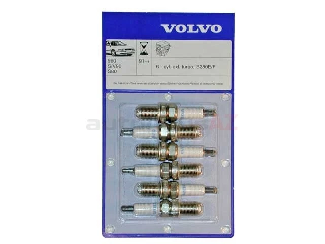 Juego de bujías originales Volvo 8642661 Volvo S80 960 S90 V90 Foto 1 de 1