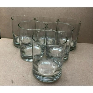 Golfers Quotes Etched Whiskey Glass Set Rock Tumblers Clear Glass Barware Set 6 - Picture 1 of 10
