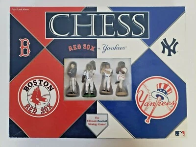 Boston Red Sox vs New York Yankees RIVALRY Chess Set USAopoly 2002 - Image 1 of 4