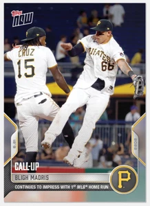 2022 Topps NOW Bligh Madris Call-Up Card # 391 Pittsburgh Pirates MLB Baseball - Afbeelding 1 van 2
