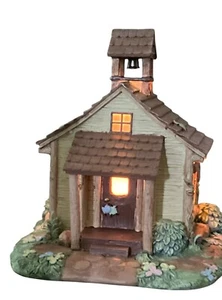 Hawthorne Village Precious Moments "School House" Lighted Collectible 7 Inches T - Bild 1 von 12