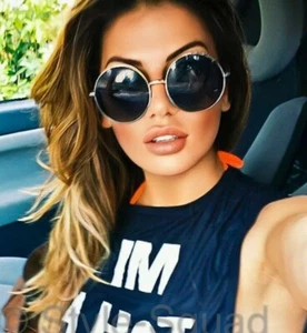 Gafas de sol de gran tamaño BOHO grandes XL REDONDO CÍRCULO HIPPIE de moda indie moda 033 - Imagen 1 de 12